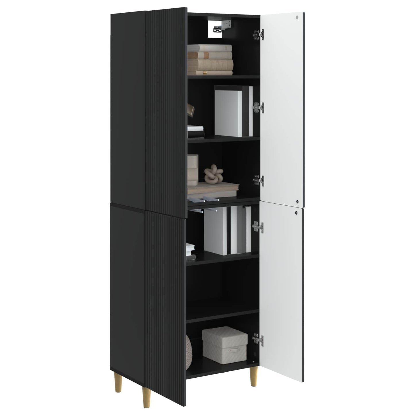 Cabinet Set 2 pcs 66 x 34.5 x 90 cm Engineered Wood