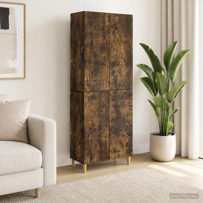 Cabinet Set 2 pcs Engineered Wood