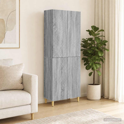 Cabinet Set 2 pcs Engineered Wood