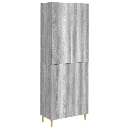 Cabinet Set 2 pcs Engineered Wood