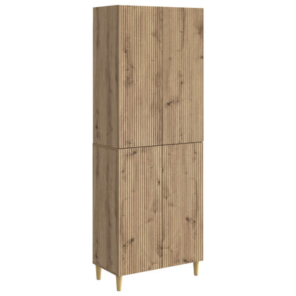 Cabinet Set 2 pcs Artisan Oak 66 x 34.5 x 90 cm Engineered Wood