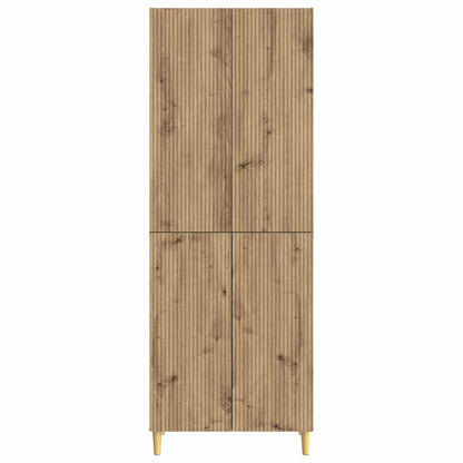 Cabinet Set 2 pcs Artisan Oak 66 x 34.5 x 90 cm Engineered Wood
