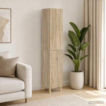 Cabinet Set 2 pcs Engineered Wood