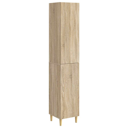 Cabinet Set 2 pcs 33 x 34.5 x 90 cm Engineered Wood