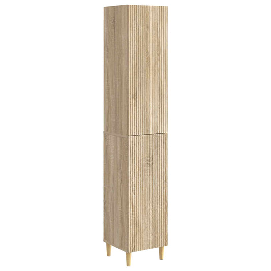Cabinet Set 2 pcs Engineered Wood