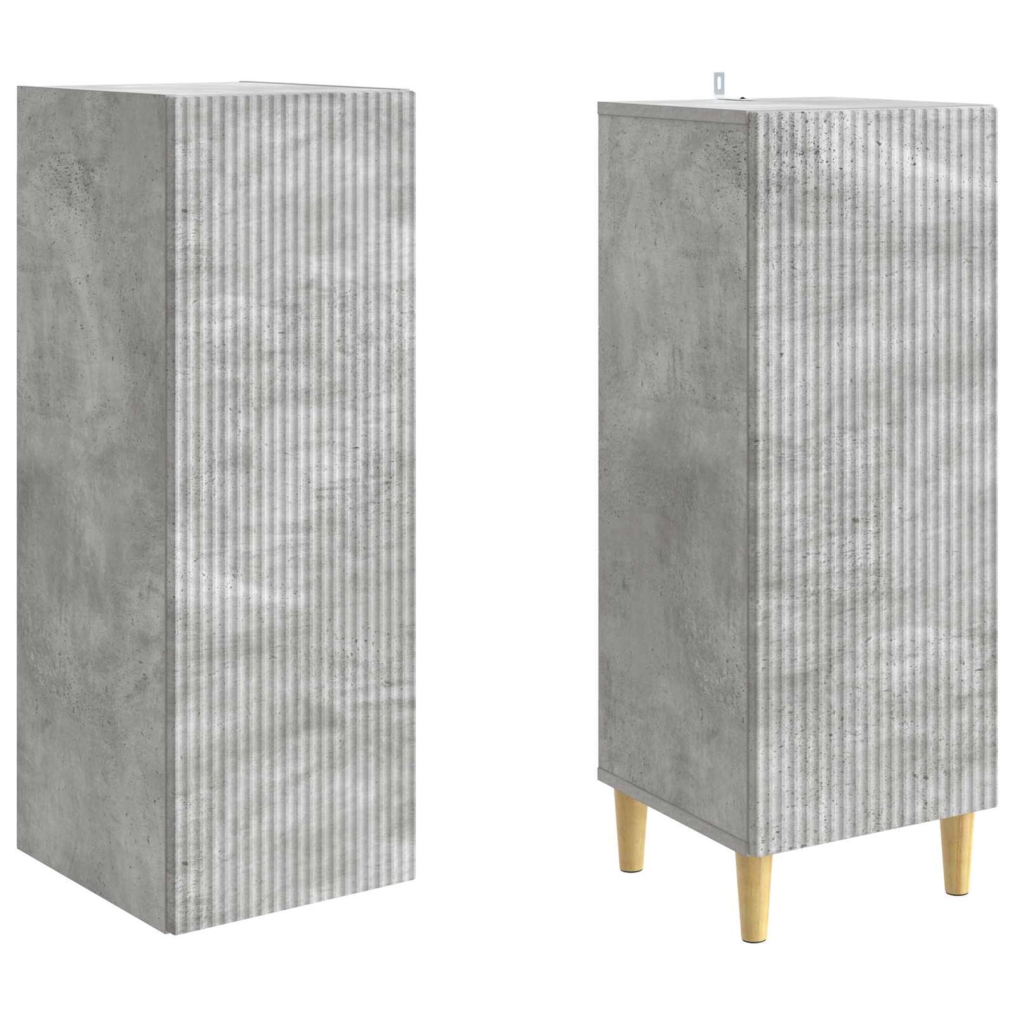 Cabinet Set 2 pcs 33 x 34.5 x 90 cm Engineered Wood