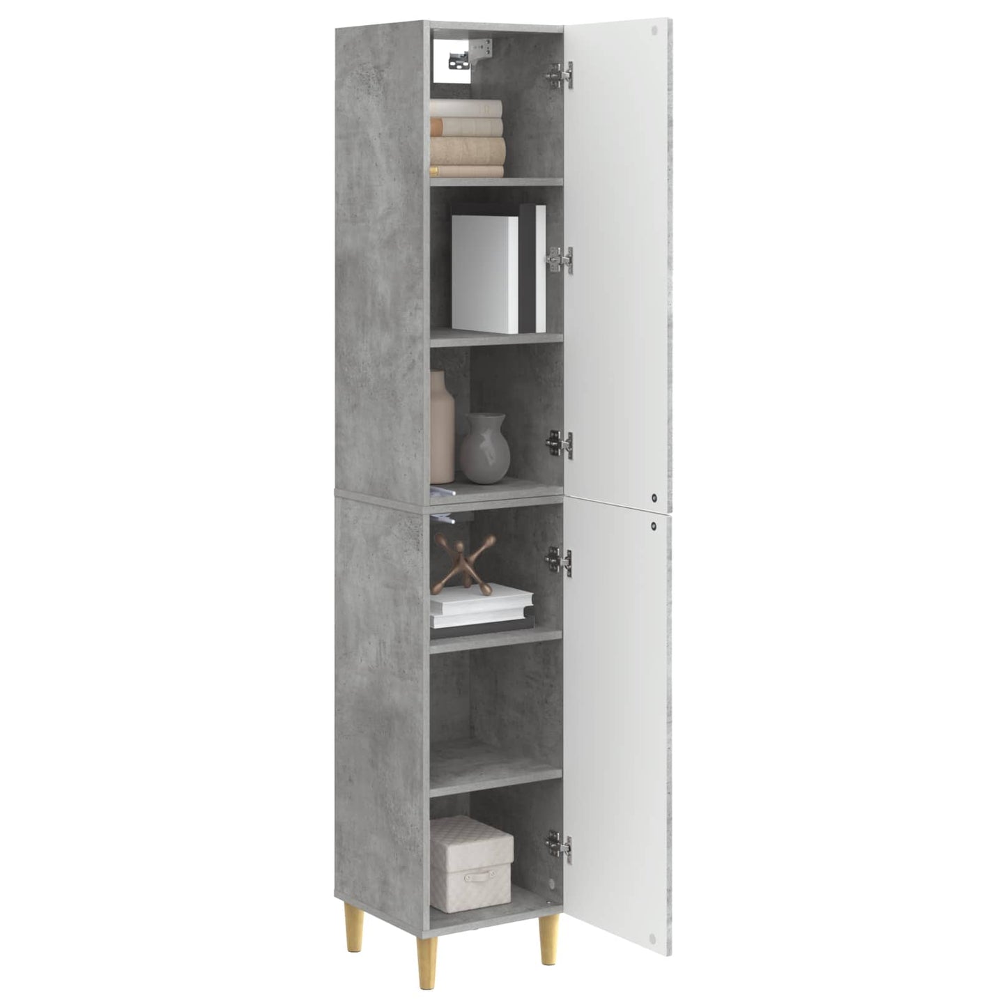 Cabinet Set 2 pcs 33 x 34.5 x 90 cm Engineered Wood