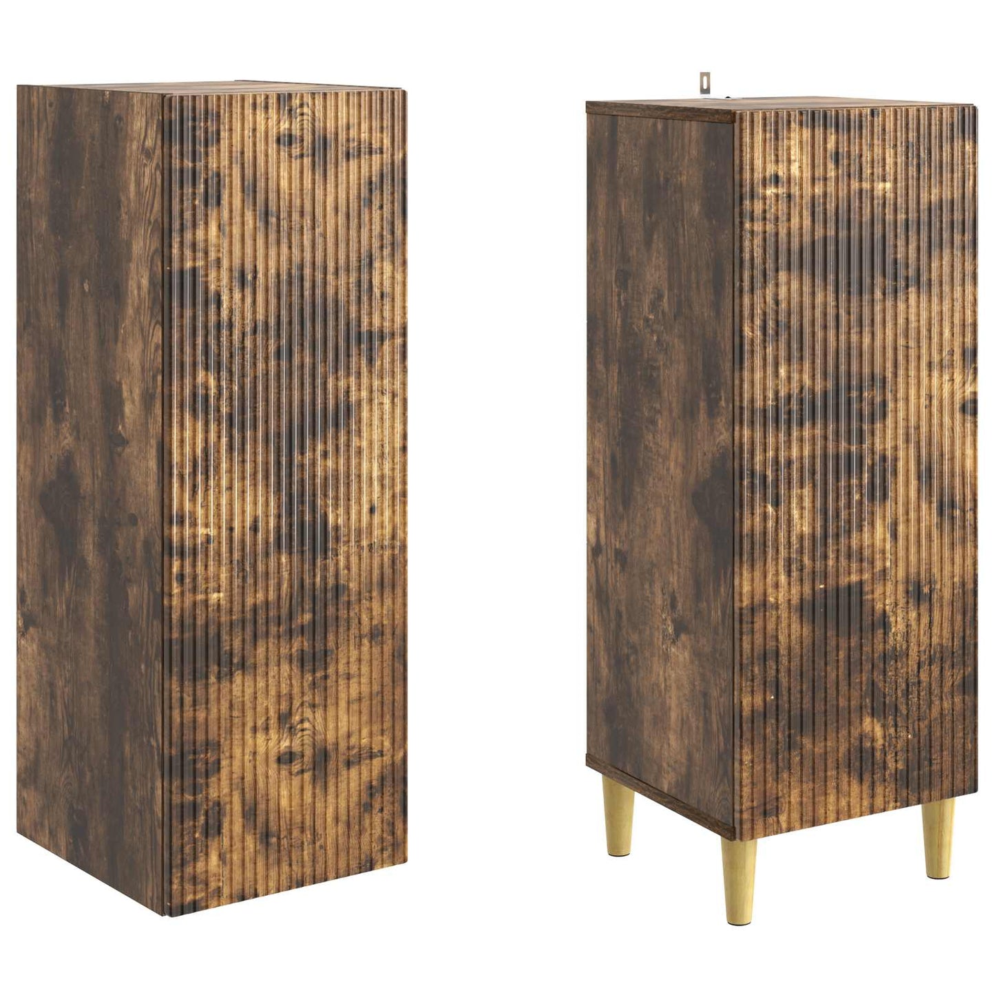 Cabinet Set 2 pcs 33 x 34.5 x 90 cm Engineered Wood