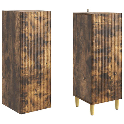 Cabinet Set 2 pcs 33 x 34.5 x 90 cm Engineered Wood