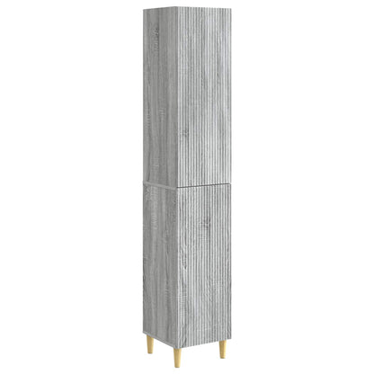 Cabinet Set 2 pcs 33 x 34.5 x 90 cm Engineered Wood