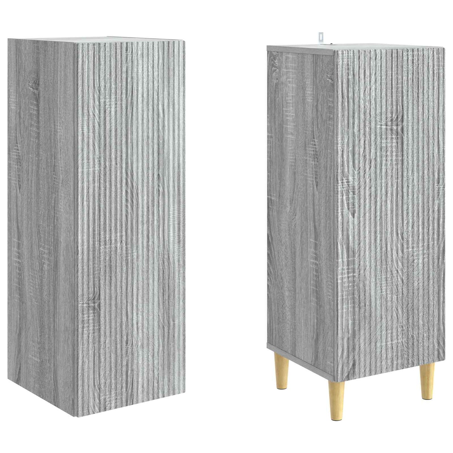 Cabinet Set 2 pcs 33 x 34.5 x 90 cm Engineered Wood