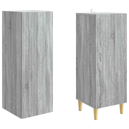 Cabinet Set 2 pcs 33 x 34.5 x 90 cm Engineered Wood