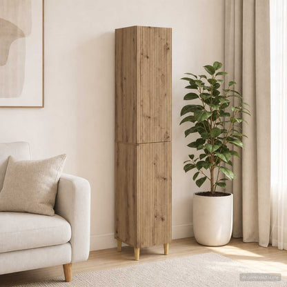 Cabinet Set 2 pcs Engineered Wood