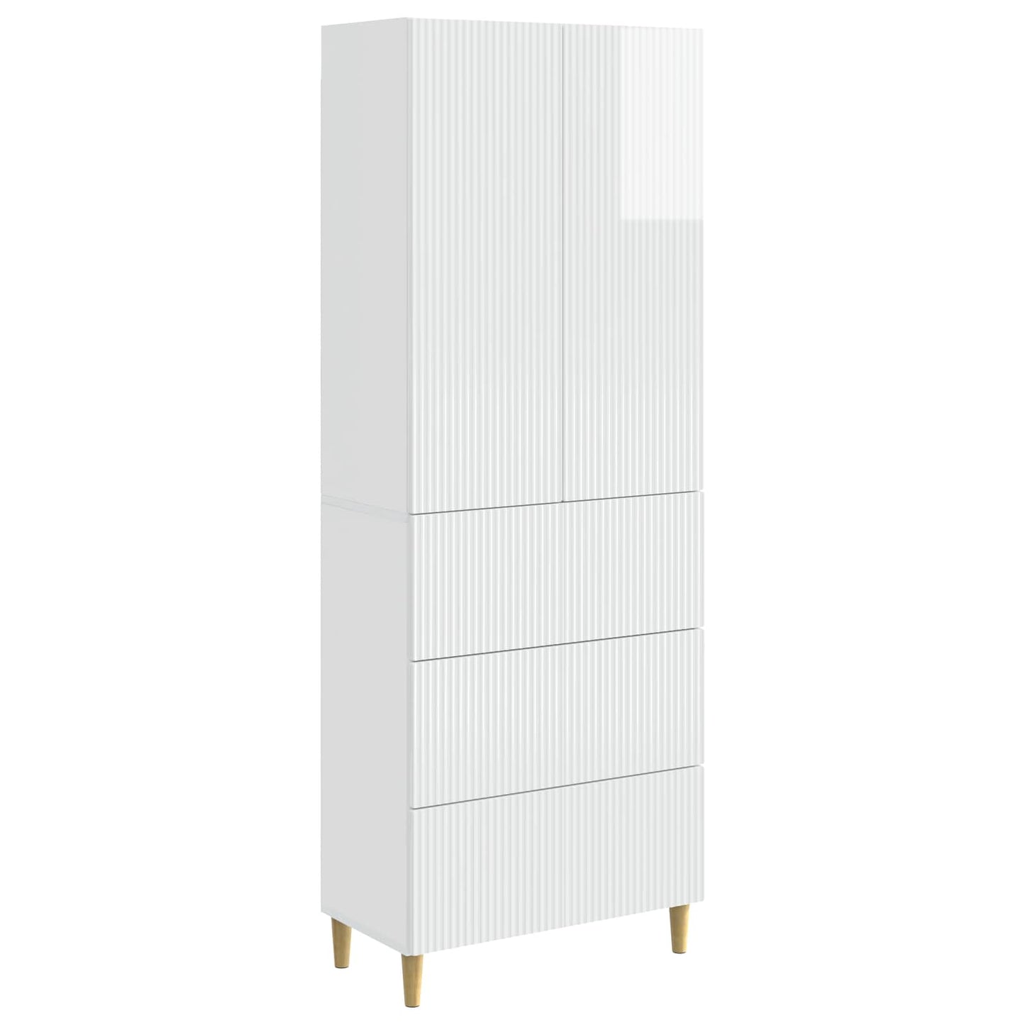 Cabinet Set 2 pcs 66 x 34.5 x 90 cm Engineered Wood