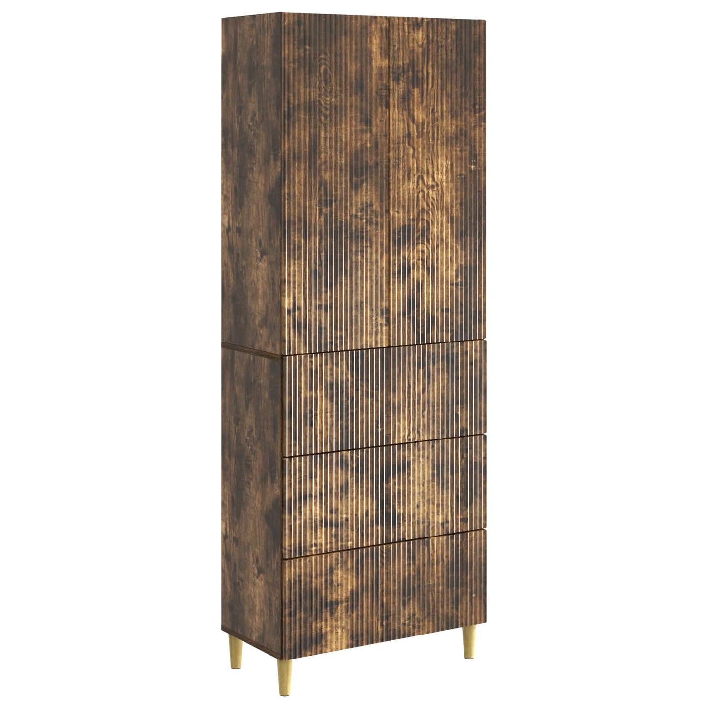 Cabinet Set 2 pcs 66 x 34.5 x 90 cm Engineered Wood
