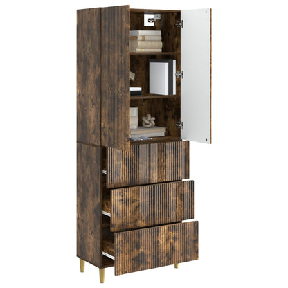 Cabinet Set 2 pcs 66 x 34.5 x 90 cm Engineered Wood