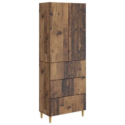 Cabinet Set 2 pcs 66 x 34.5 x 90 cm Engineered Wood