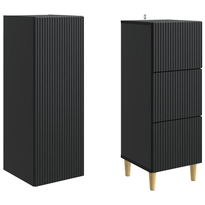 Cabinet Set 2 pcs 33 x 34.5 x 90 cm Engineered Wood