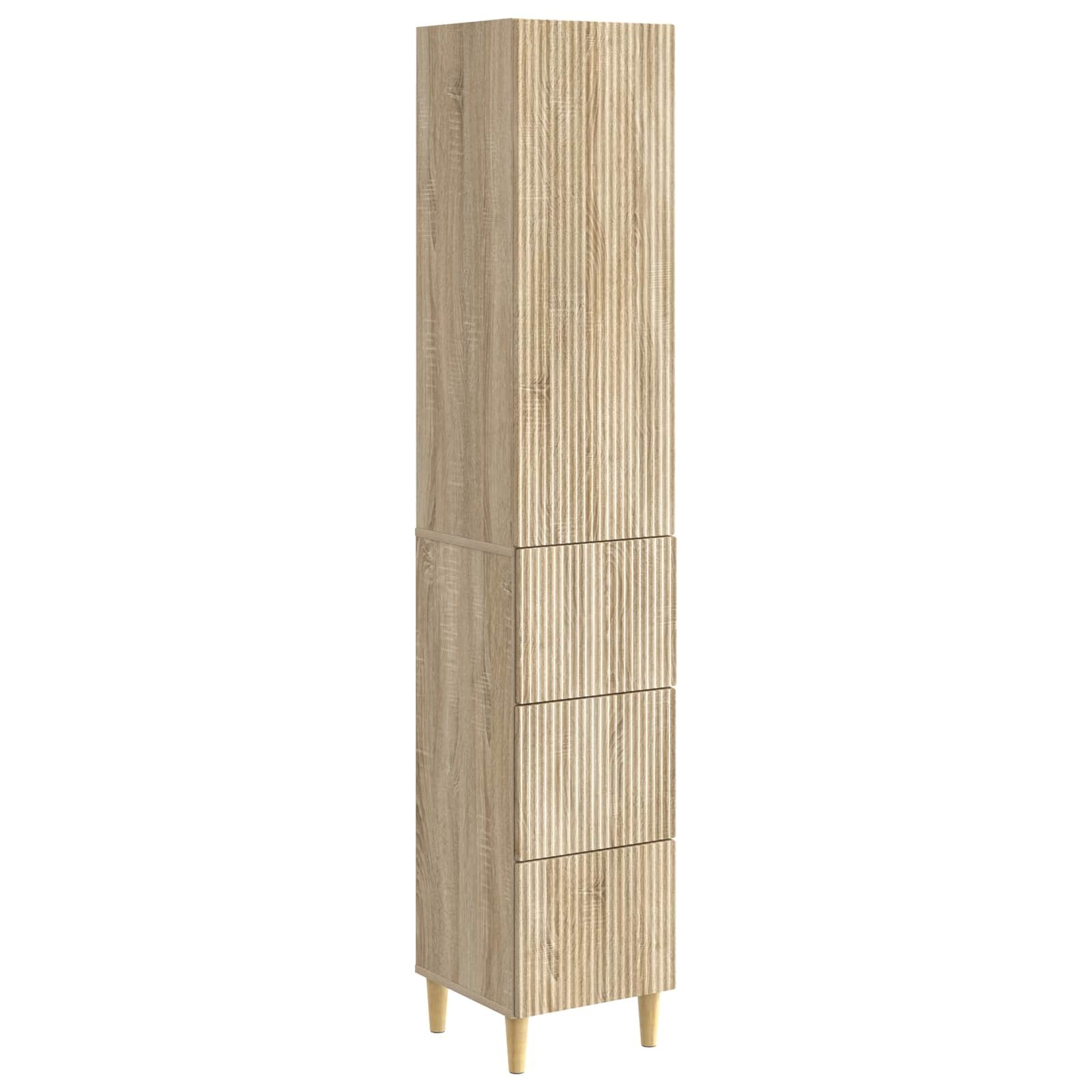 Cabinet Set 2 pcs 33 x 34.5 x 90 cm Engineered Wood