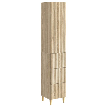Cabinet Set 2 pcs 33 x 34.5 x 90 cm Engineered Wood
