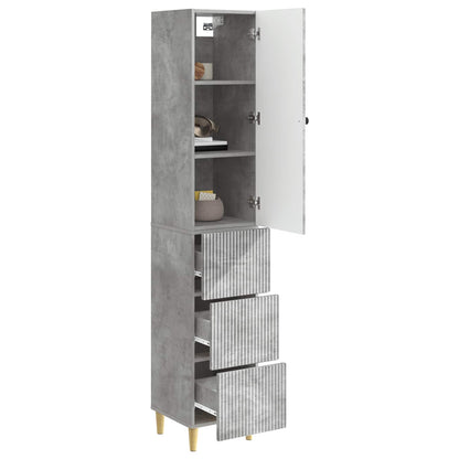 Cabinet Set 2 pcs 33 x 34.5 x 90 cm Engineered Wood
