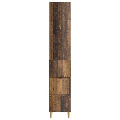 Cabinet Set 2 pcs 33 x 34.5 x 90 cm Engineered Wood