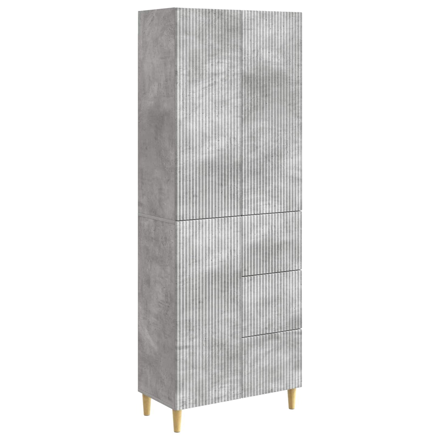 Cabinet Set 2 pcs 66 x 34.5 x 90 cm Engineered Wood