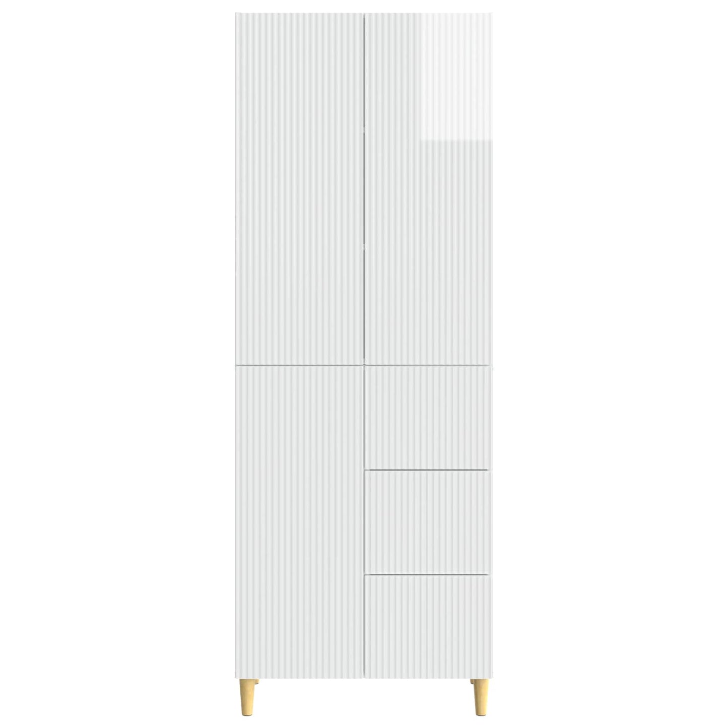 Cabinet Set 2 pcs 66 x 34.5 x 90 cm Engineered Wood