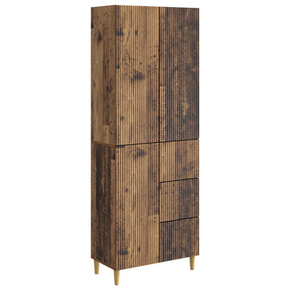 Cabinet Set 2 pcs 66 x 34.5 x 90 cm Engineered Wood