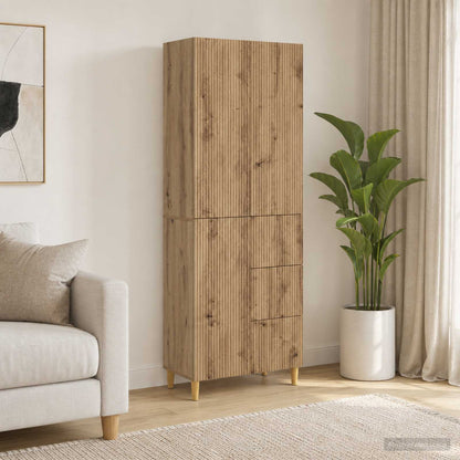 Cabinet Set 2 pcs Engineered Wood