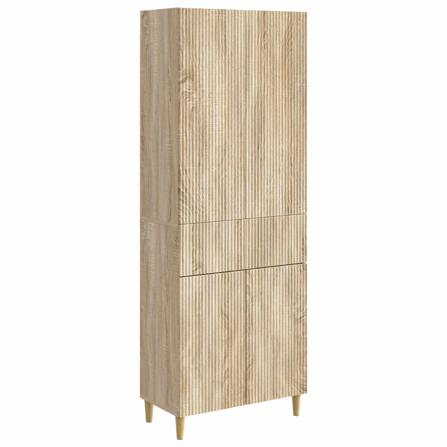 Cabinet Set 2 pcs 66 x 34.5 x 90 cm Engineered Wood