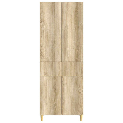 Cabinet Set 2 pcs 66 x 34.5 x 90 cm Engineered Wood
