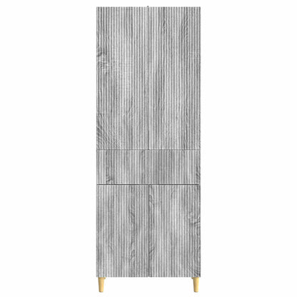 Cabinet Set 2 pcs 66 x 34.5 x 90 cm Engineered Wood