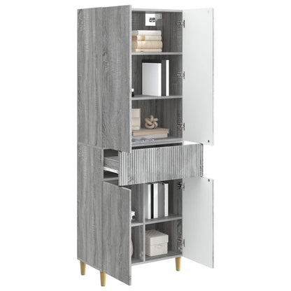 Cabinet Set 2 pcs 66 x 34.5 x 90 cm Engineered Wood