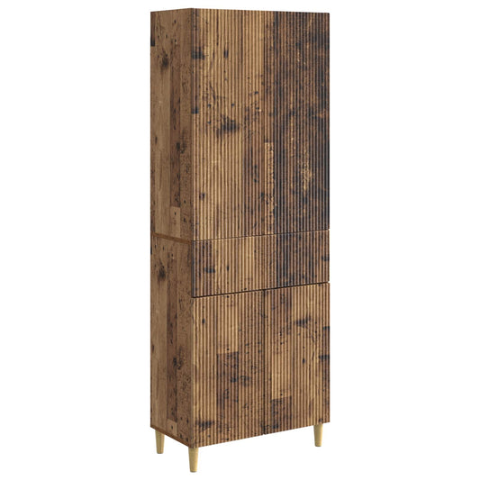 Cabinet Set 2 pcs Engineered Wood
