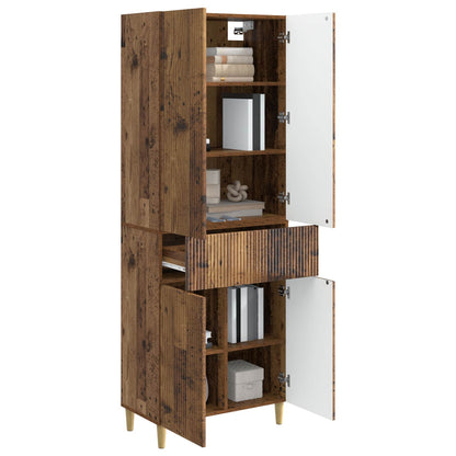 Cabinet Set 2 pcs 66 x 34.5 x 90 cm Engineered Wood