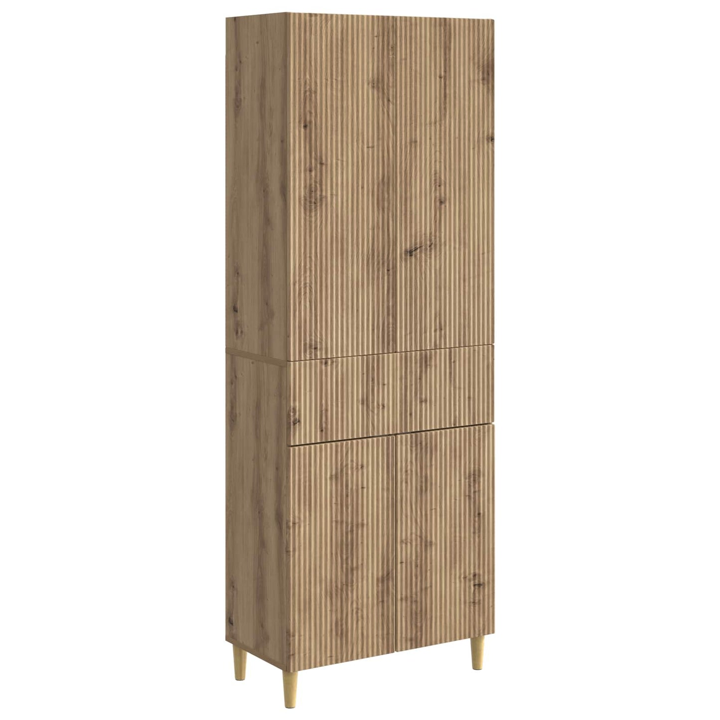 Cabinet Set 2 pcs 66 x 34.5 x 90 cm Engineered Wood