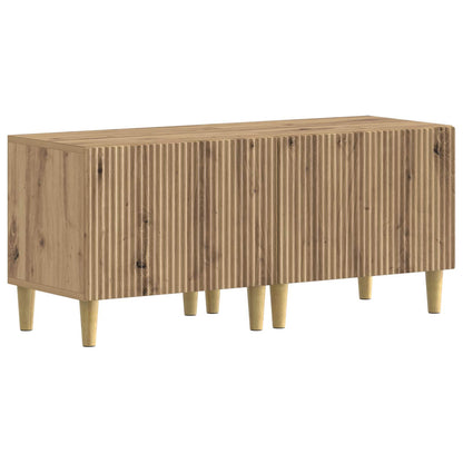 5 Piece LED TV Cabinet Artisan Oak Engineered Wood