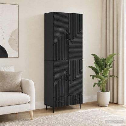 Cabinet Set 2 pcs Engineered Wood