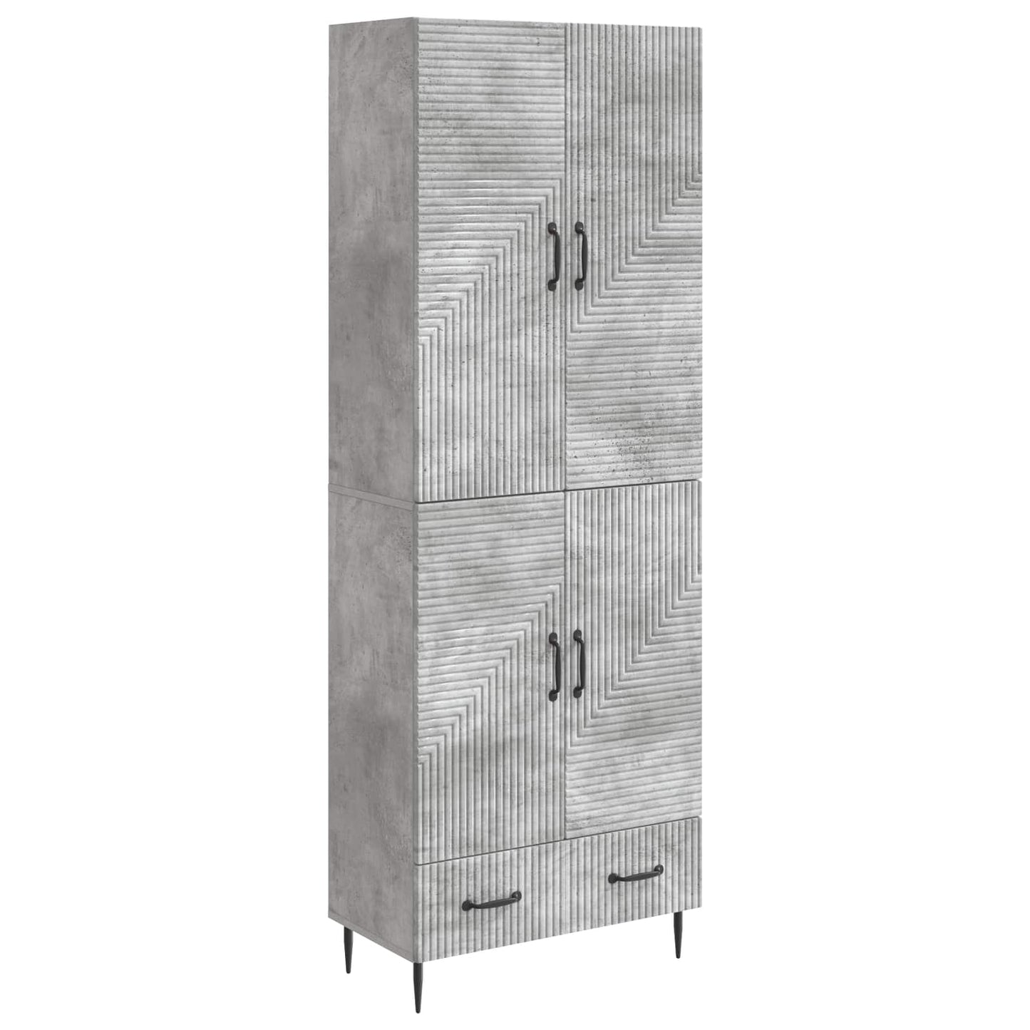 Cabinet Set 2 pcs 66 x 34.5 x 95 cm Engineered Wood