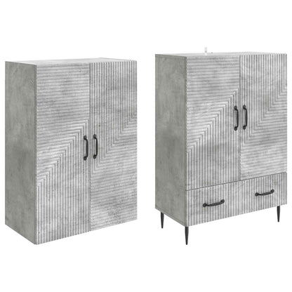 Cabinet Set 2 pcs 66 x 34.5 x 95 cm Engineered Wood