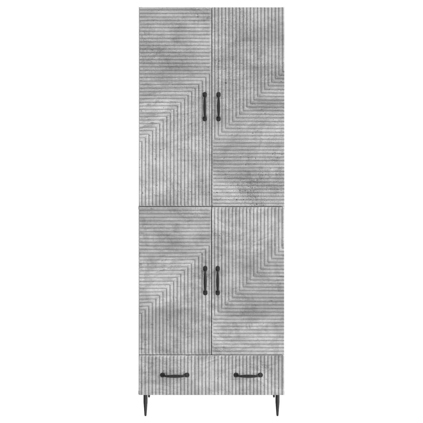 Cabinet Set 2 pcs 66 x 34.5 x 95 cm Engineered Wood
