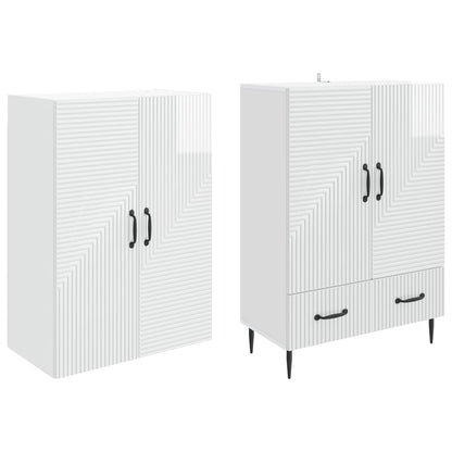 Cabinet Set 2 pcs 66 x 34.5 x 95 cm Engineered Wood