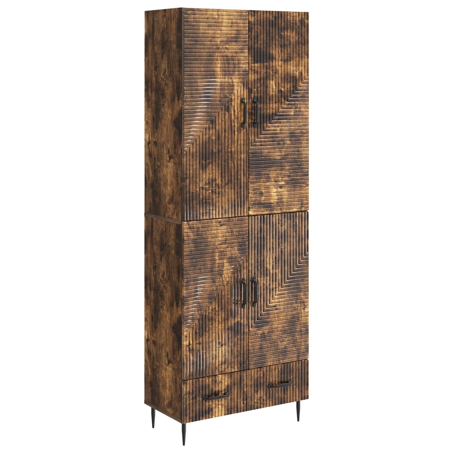 Cabinet Set 2 pcs 66 x 34.5 x 95 cm Engineered Wood