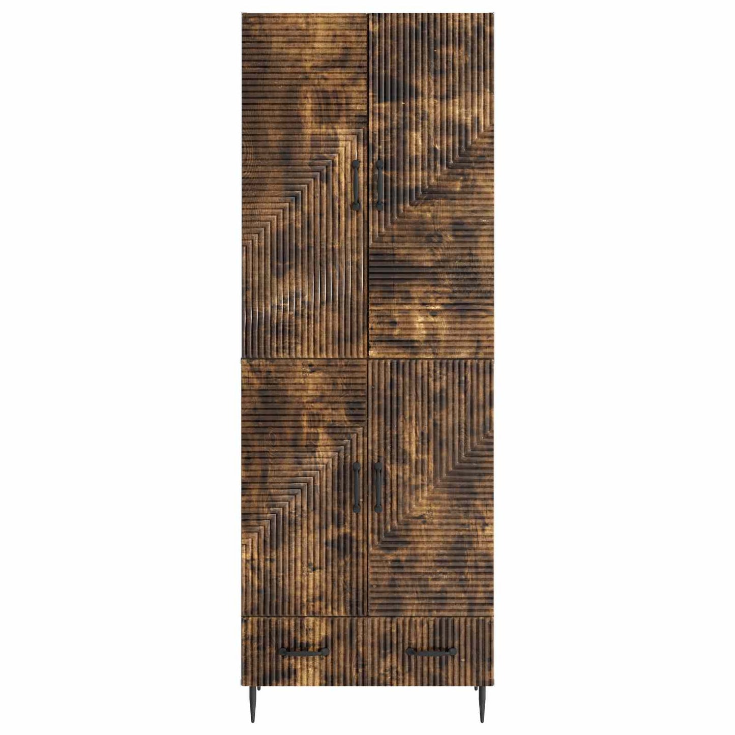 Cabinet Set 2 pcs 66 x 34.5 x 95 cm Engineered Wood