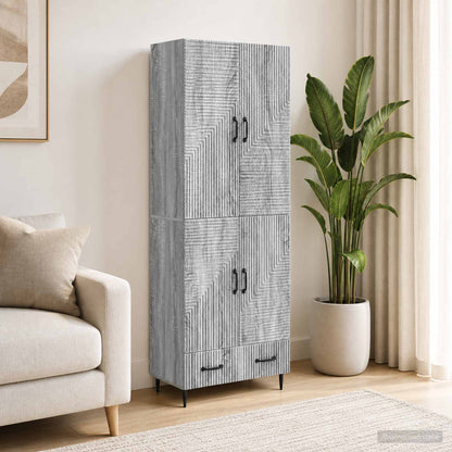 Cabinet Set 2 pcs Engineered Wood