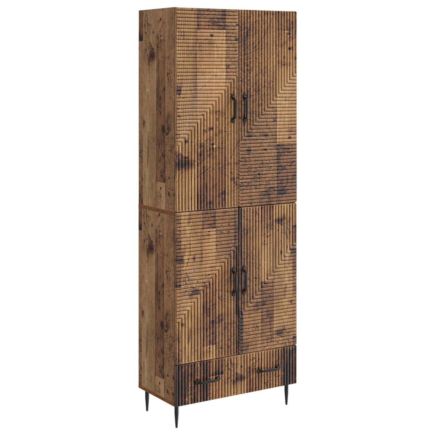 Cabinet Set 2 pcs 66 x 34.5 x 95 cm Engineered Wood
