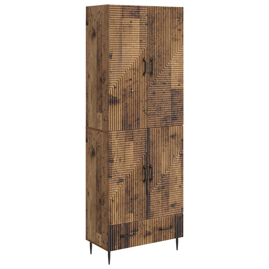 Cabinet Set 2 pcs Engineered Wood