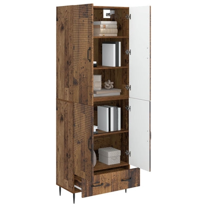 Cabinet Set 2 pcs 66 x 34.5 x 95 cm Engineered Wood