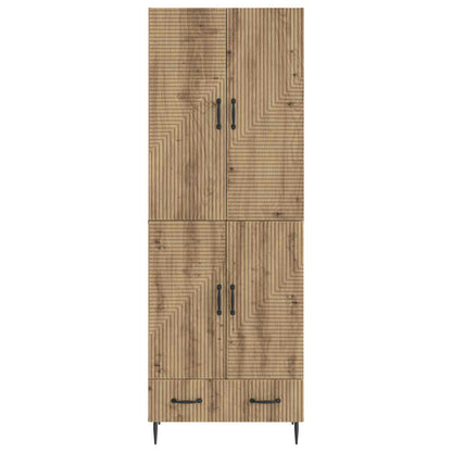 Cabinet Set 2 pcs 66 x 34.5 x 95 cm Engineered Wood